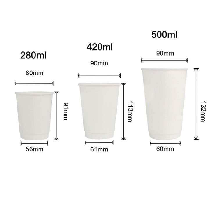 Picture of Custom Disposable Double Wall Paper Cups