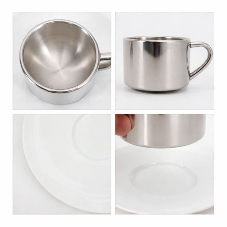 Picture of 170ML Stainless Steel Mirror Reflection Coffee Mug