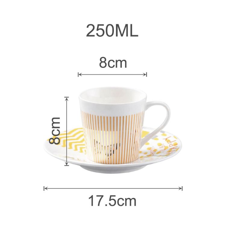 Picture of 250ML Dynamic Ceramic Mirror Reflection Coffee Mug