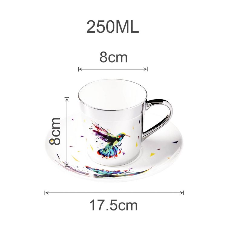 Picture of 250ML Ceramic Mirror Reflection Coffee Mug
