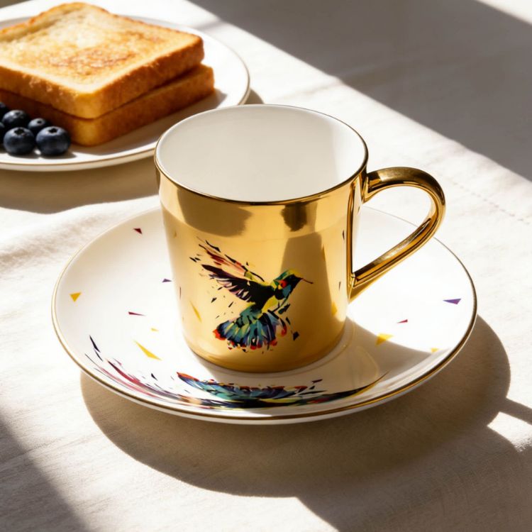 Picture of 250ML Ceramic Mirror Reflection Coffee Mug