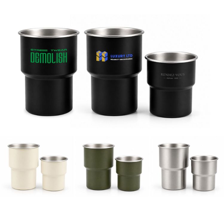 Picture of 280ML/500ML Stainless Steel Camping Mug