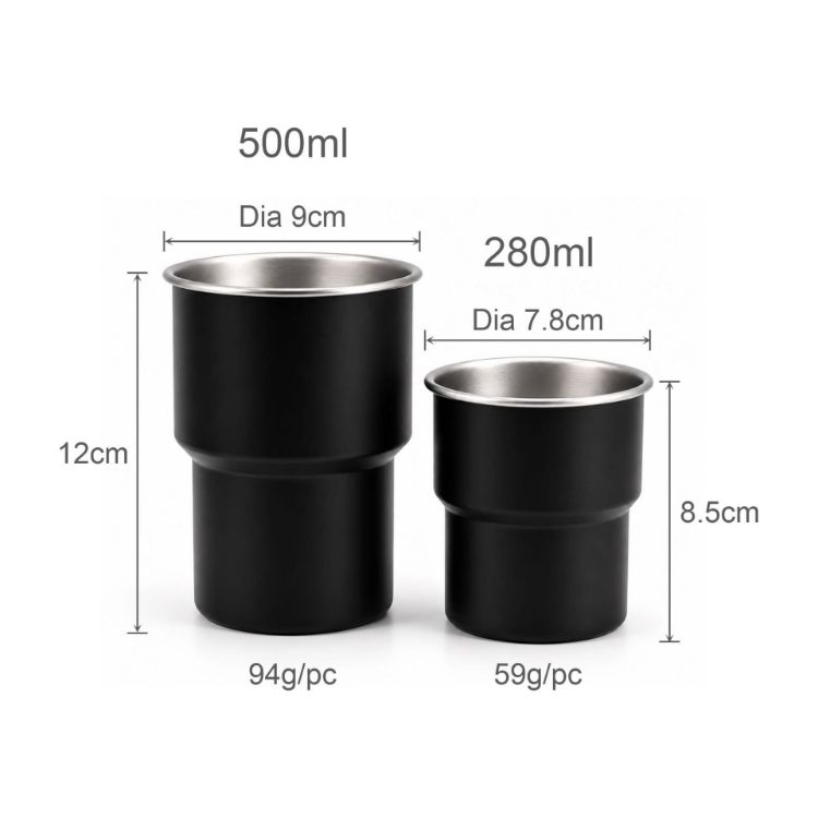 Picture of 280ML/500ML Stainless Steel Camping Mug