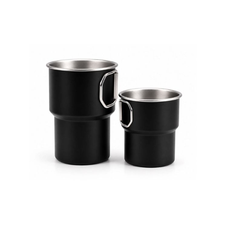 Picture of 280ML/500ML Stainless Steel Camping Mug with Handle