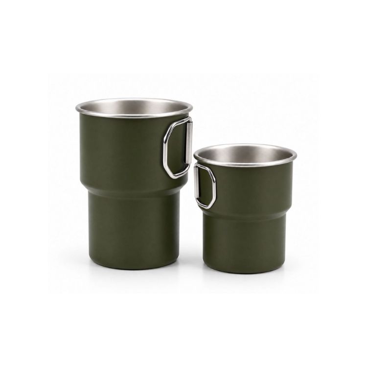 Picture of 280ML/500ML Stainless Steel Camping Mug with Handle