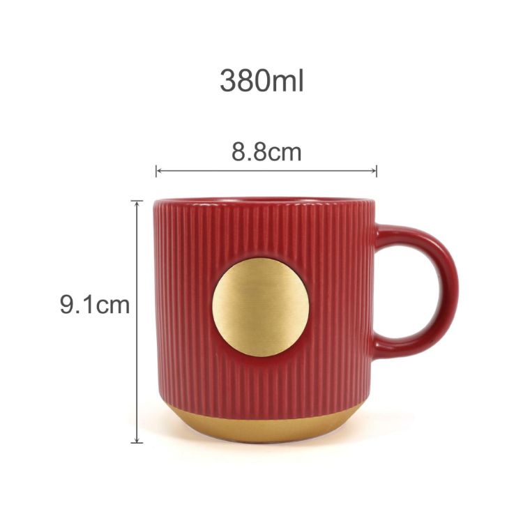Picture of Ceramic Coffee Mug with Bronze Medal