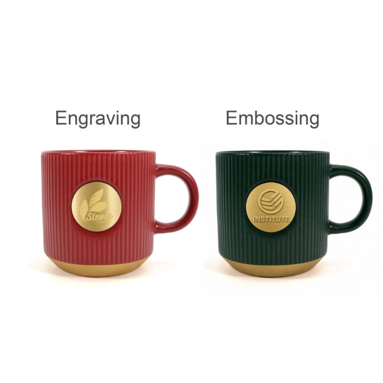 Picture of Ceramic Coffee Mug with Bronze Medal