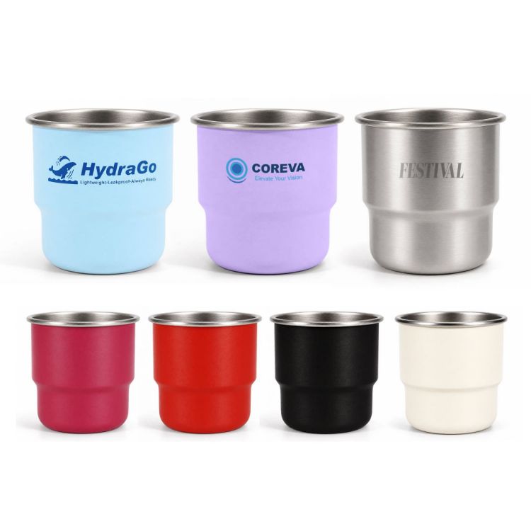 Picture of 250ML Single Wall Stainless Steel Round Bottom Camping Mug