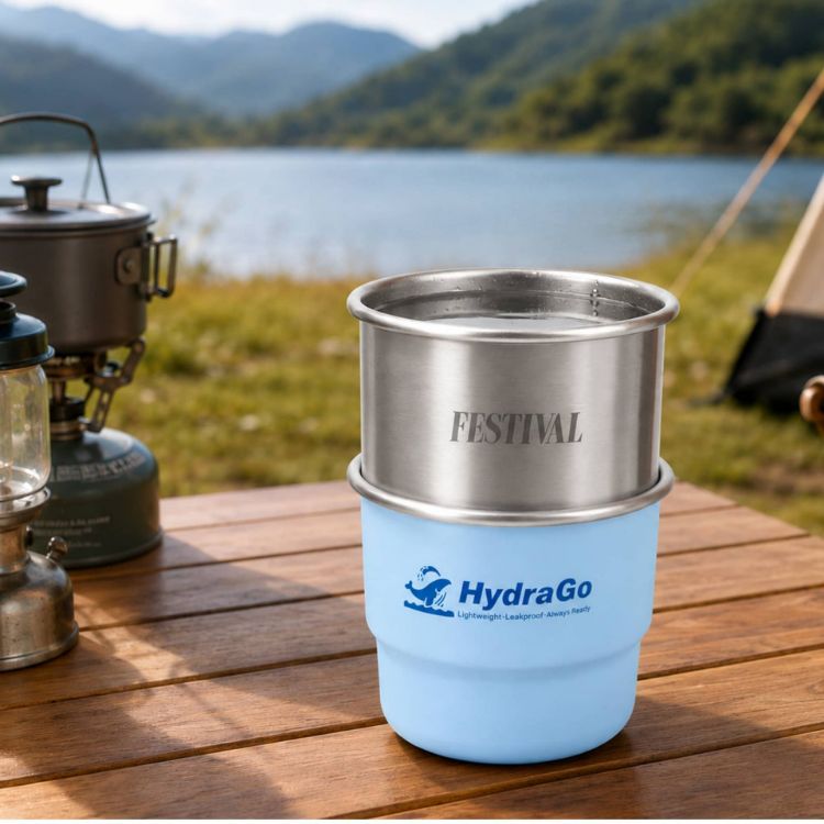 Picture of 250ML Single Wall Stainless Steel Round Bottom Camping Mug