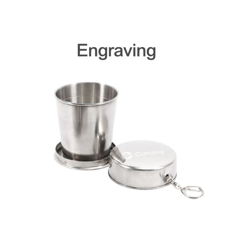 Picture of 55ML/140ML/250ML Compact Stainless Steel Folding Cup