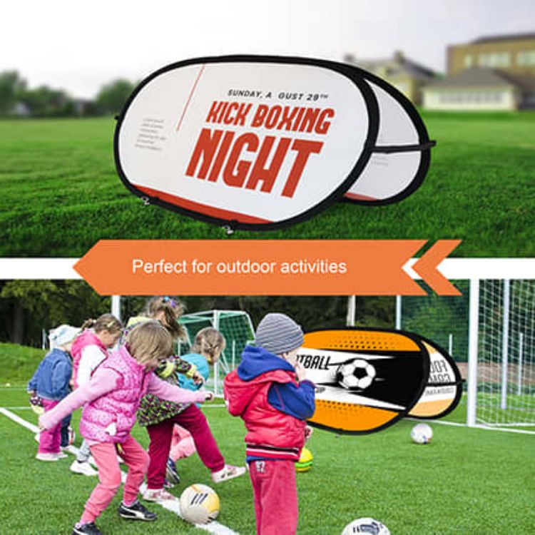 Picture of Oval Shaped Pop Up Banners (Large)