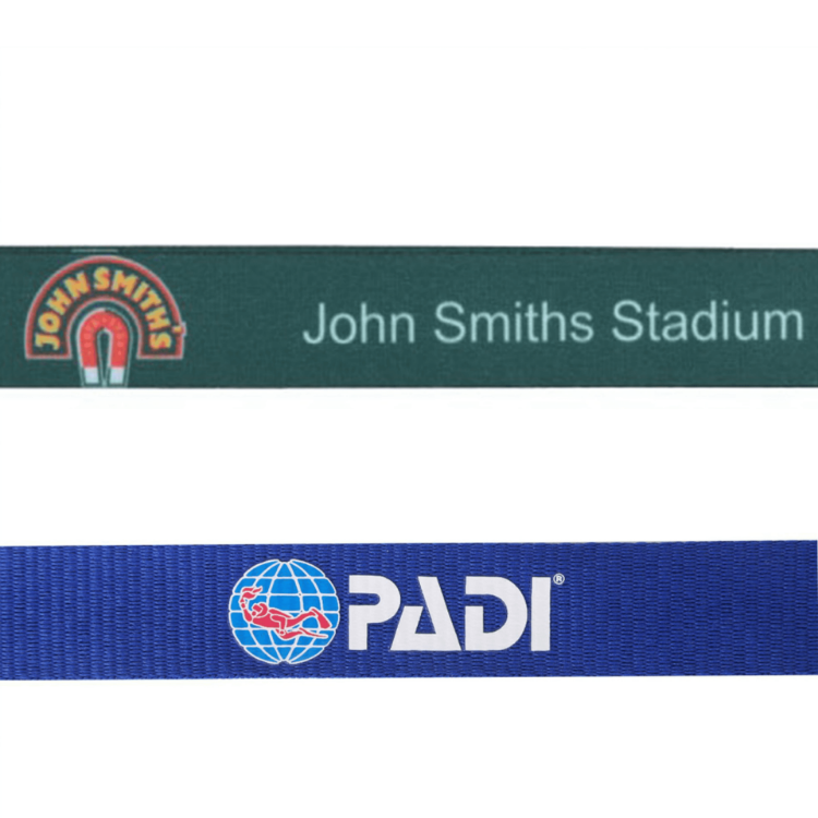 Picture of RPET Ribbed Lanyard
