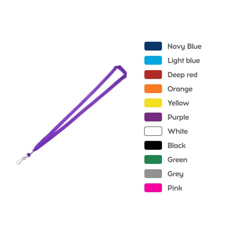 Picture of Unprinted Bootlace Lanyard