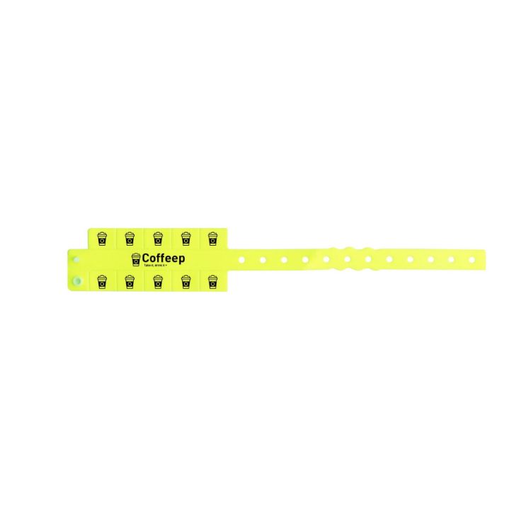 Picture of Tabbed Disposable PVC Wristband