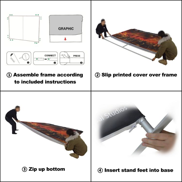 Picture of 6m Straight Tension Fabric Display Wall