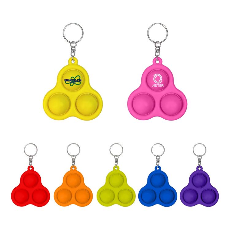 Picture of Pop 3 Bubbles Keychain