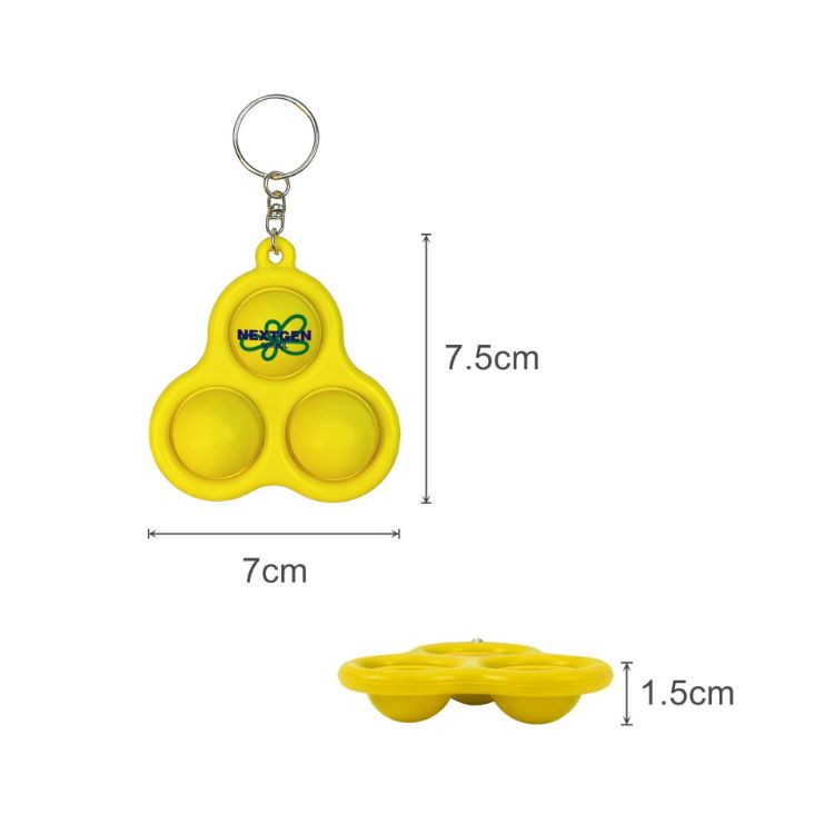 Picture of Pop 3 Bubbles Keychain
