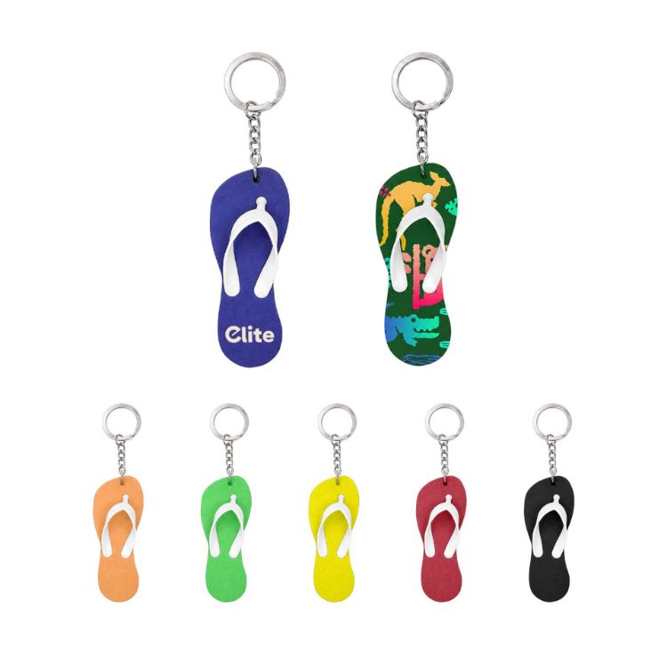Picture of Thongs Shape EVA Keychain