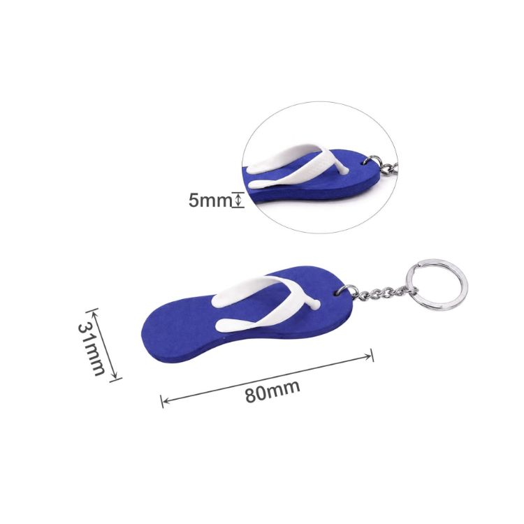 Picture of Thongs Shape EVA Keychain