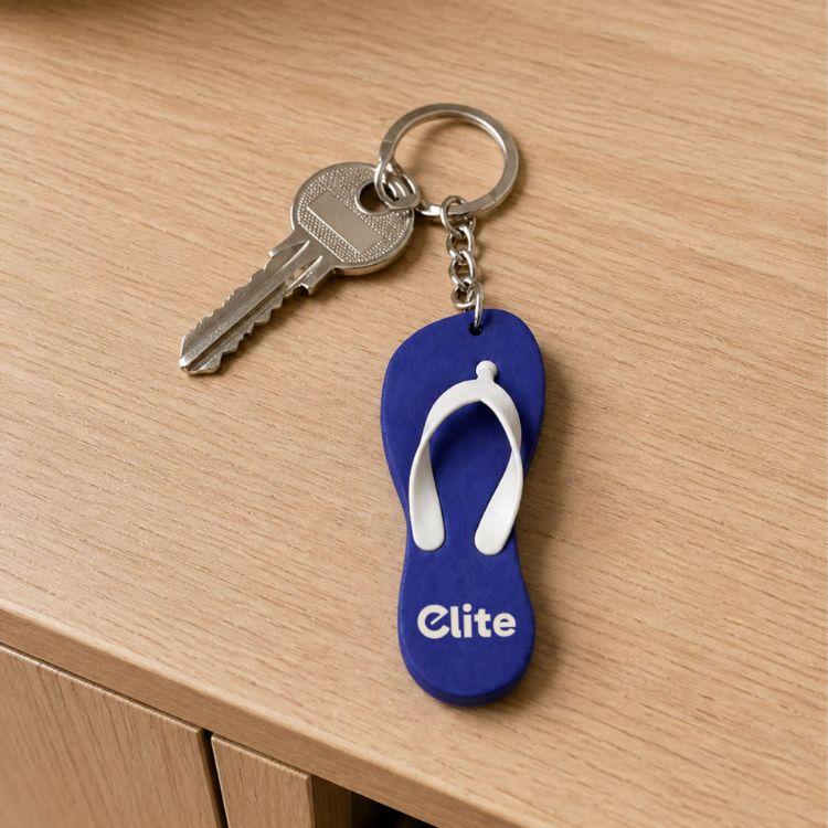 Picture of Thongs Shape EVA Keychain