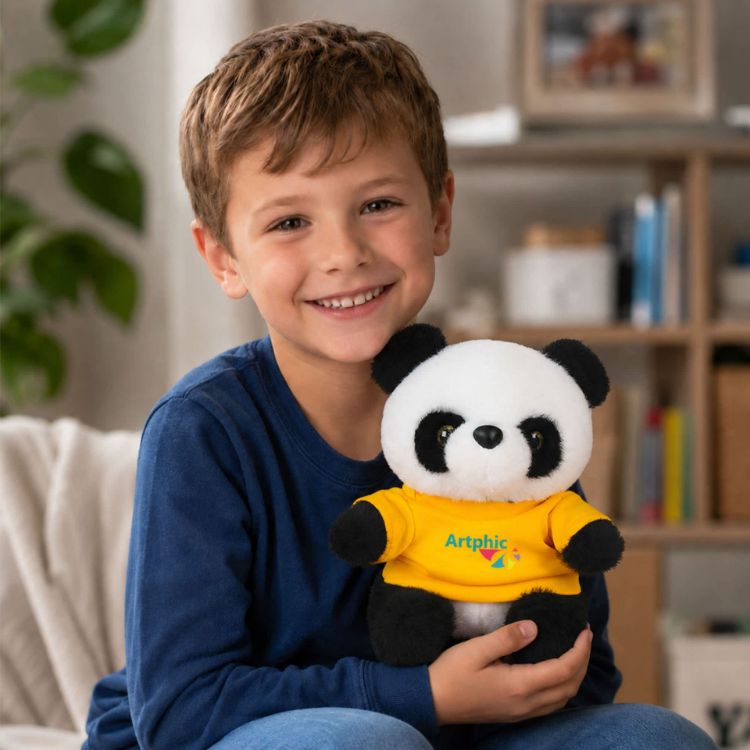 Picture of T-shirt Panda Plush Toy