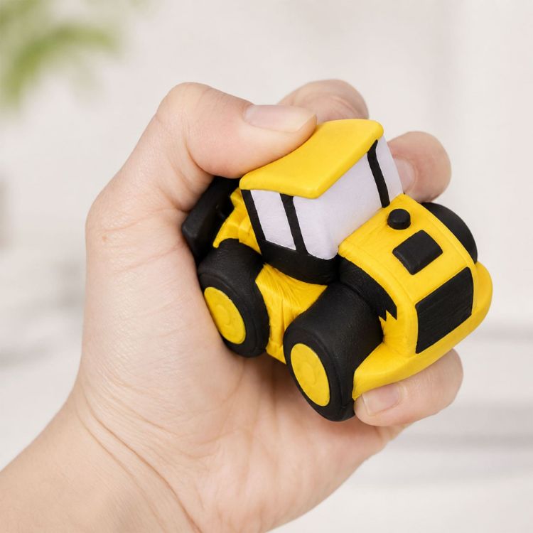 Picture of Cartoon Bulldozer Shape Stress Reliever