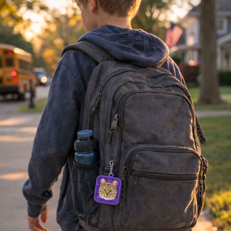 Picture of Square Fidget Keychain
