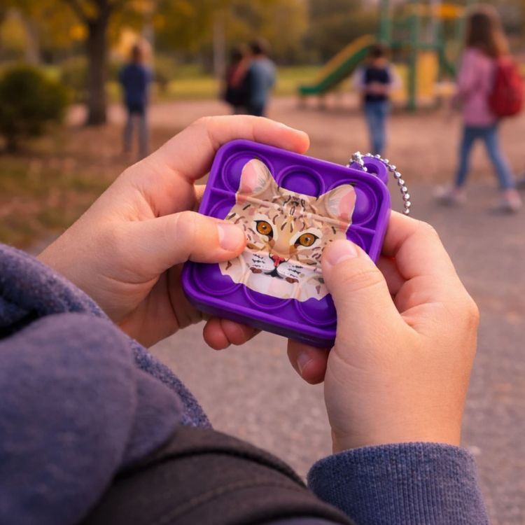 Picture of Square Fidget Keychain