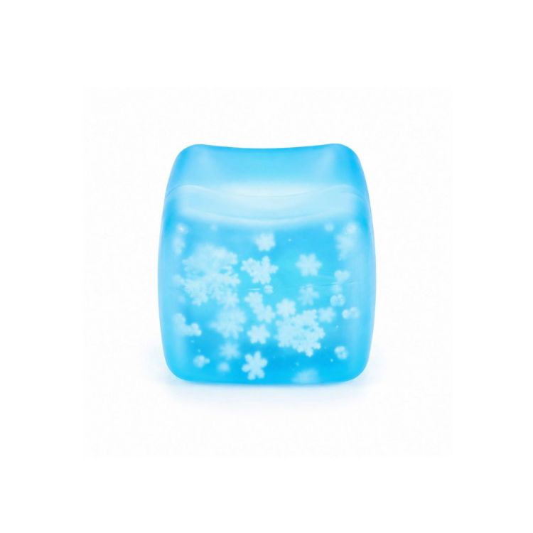Picture of Squishy Stress Relief Snowflake Cube