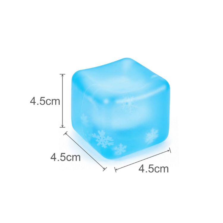 Picture of Squishy Stress Relief Snowflake Cube