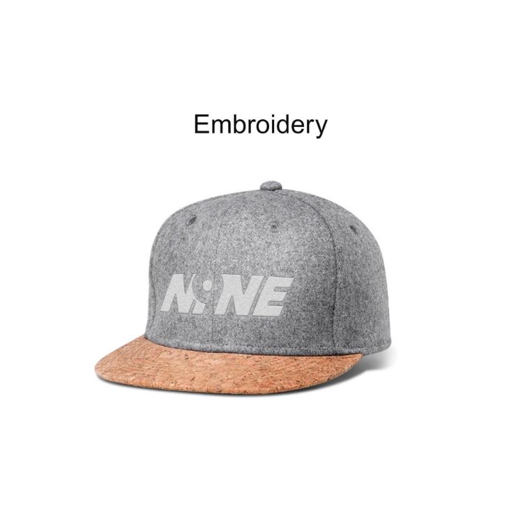 Picture of 6 Panel Flat Cork Snapback Cap