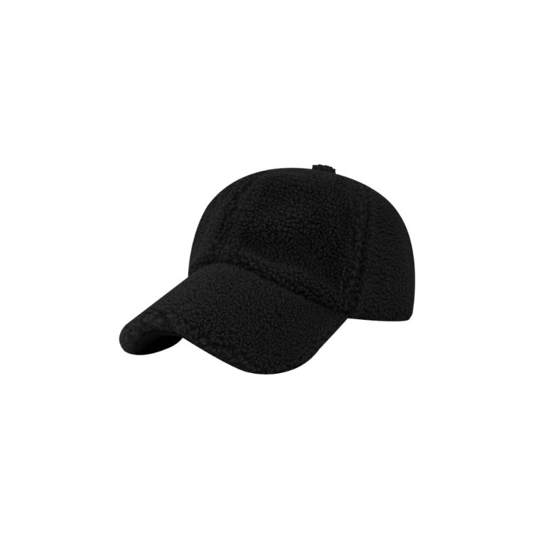 Picture of 6 Panel Lamb Fur Baseball Cap