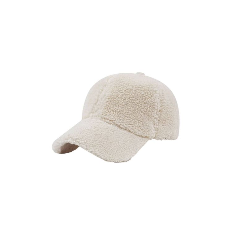 Picture of 6 Panel Lamb Fur Baseball Cap