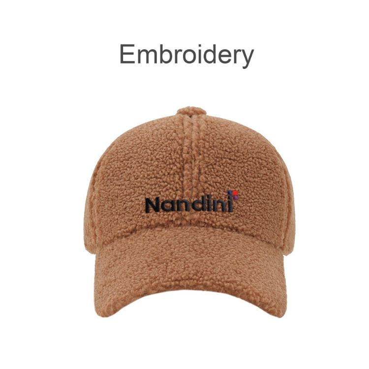 Picture of 6 Panel Lamb Fur Baseball Cap