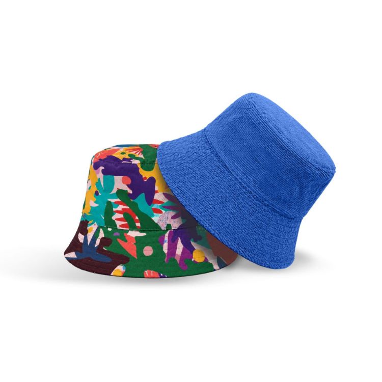 Picture of Dual-Material Reversible Bucket Hat