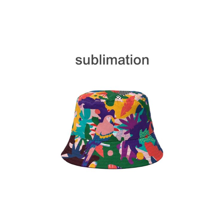 Picture of Dual-Material Reversible Bucket Hat
