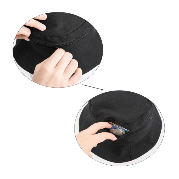 Picture of Bucket Hat with Card Pocket