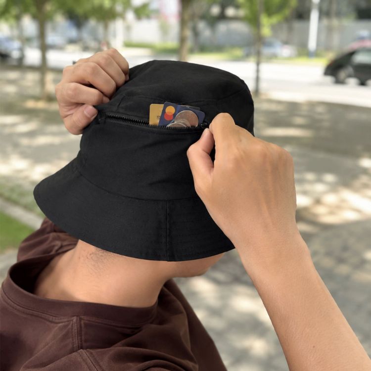 Picture of Bucket Hat with Card Pocket