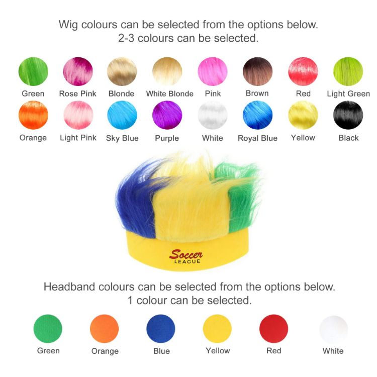 Picture of 3 Colors Headband Wig