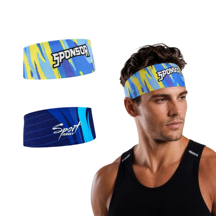 Picture of Seamless Breathable Ice Silk Mesh Headband