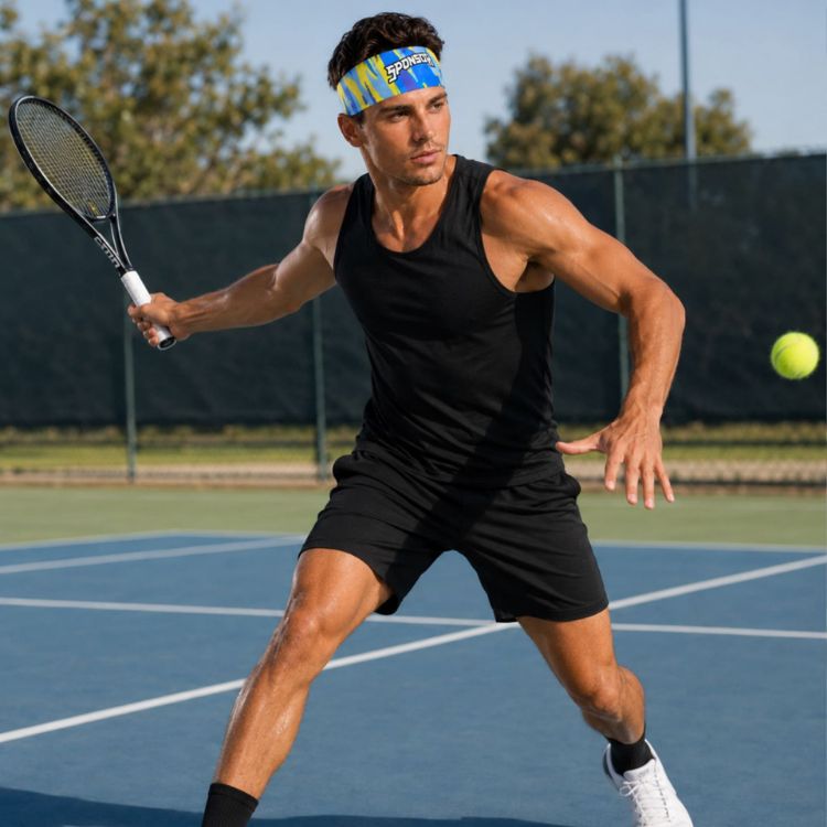 Picture of Seamless Breathable Ice Silk Mesh Headband