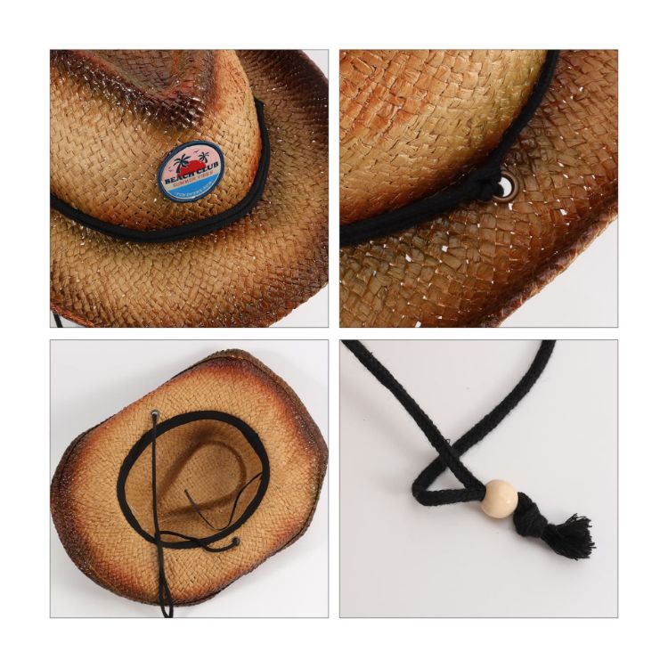 Picture of Sprayed Cowboy Straw Hats