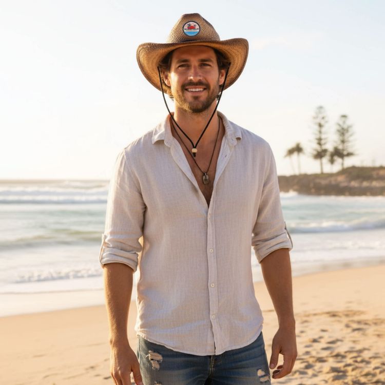 Picture of Sprayed Cowboy Straw Hats