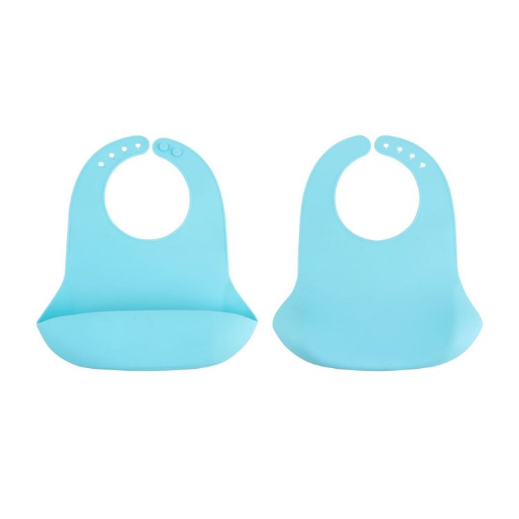 Picture of Silicone Bib with Snap Closure