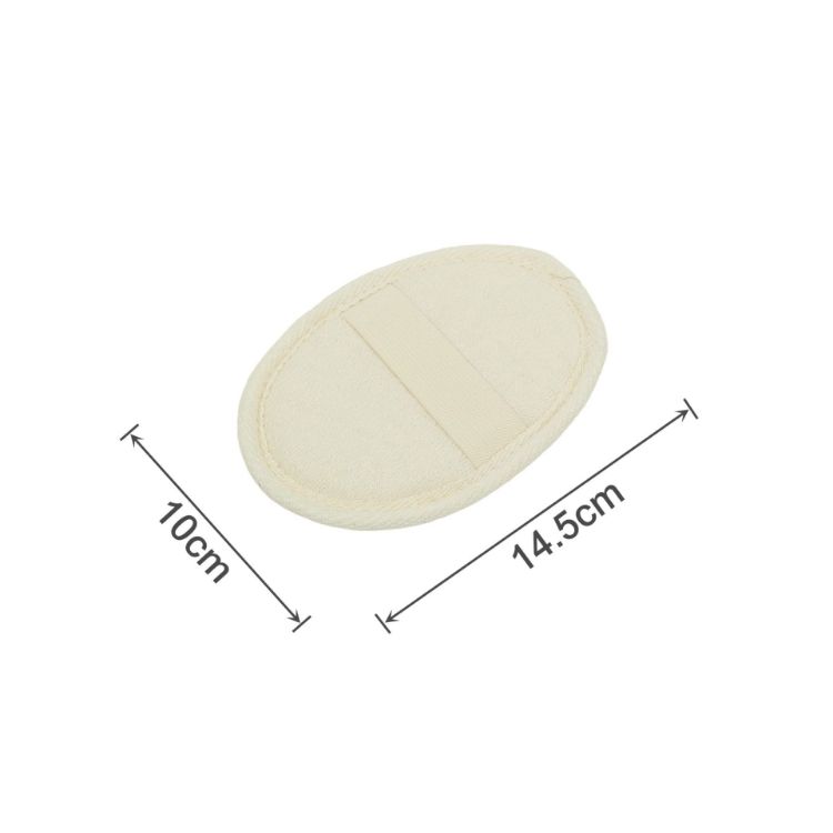 Picture of Natural Cotton Linen Bath Sponge Pad