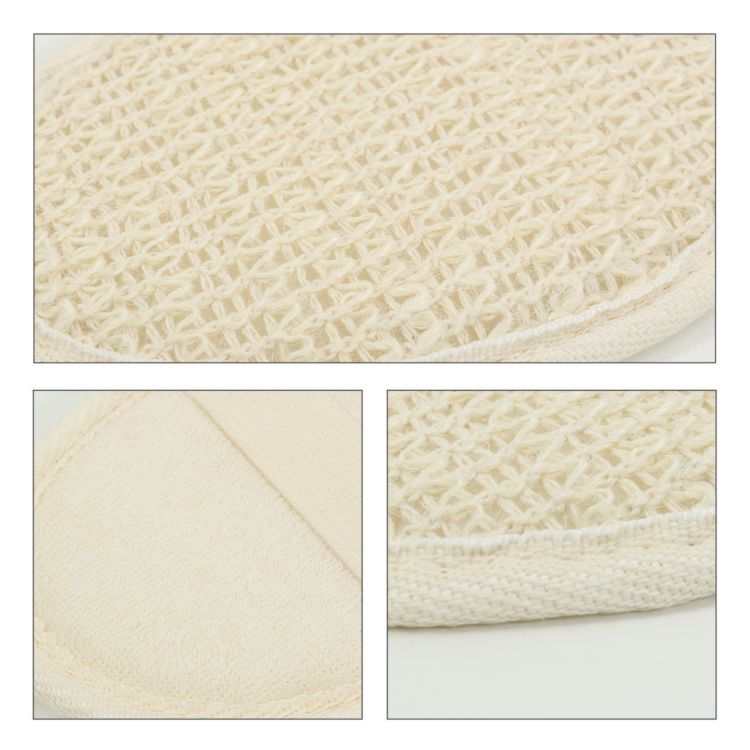 Picture of Natural Cotton Linen Bath Sponge Pad