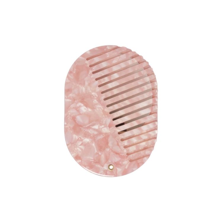 Picture of Portable Acetate Hair Comb with Mirror