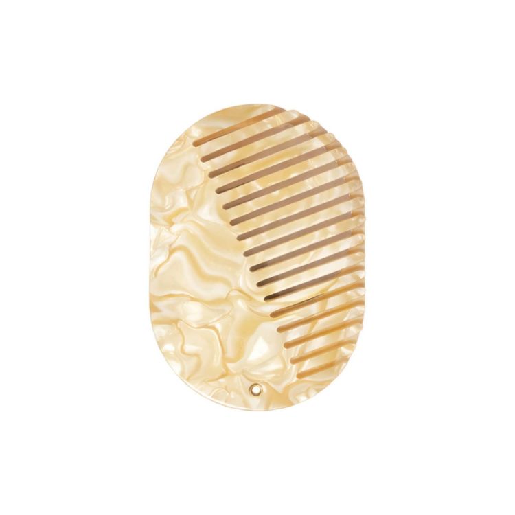 Picture of Portable Acetate Hair Comb with Mirror