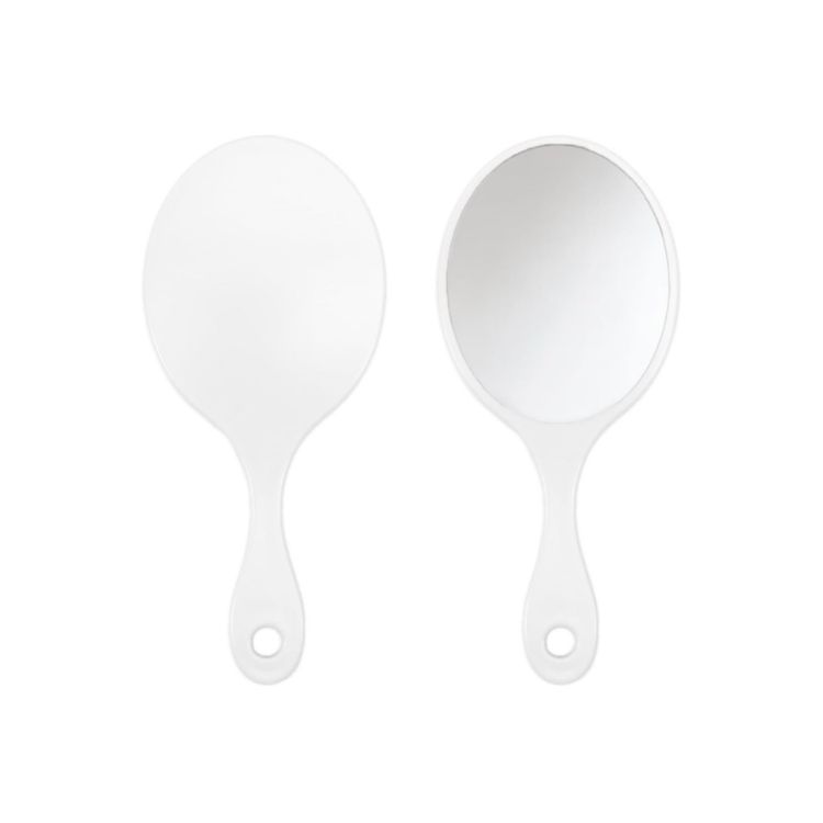 Picture of Chic Princess-Style Handheld Makeup Mirror