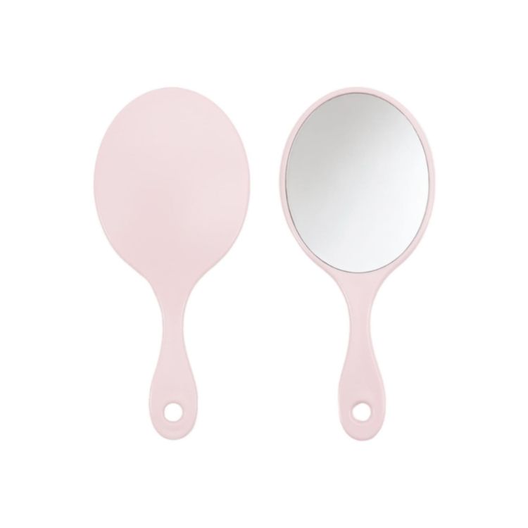Picture of Chic Princess-Style Handheld Makeup Mirror